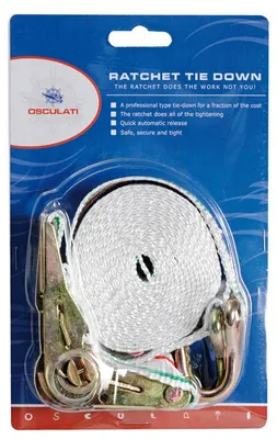 Produktbild von Coloured polyester strap mit Haken 25 mm 200 cm Osculati 63.250.12