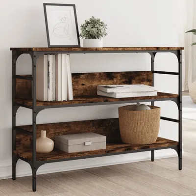 Produktbild von Konsolentisch Räuchereiche 100x32x75 cm Holzwerkstoff , Beistelltische 2024 Neu