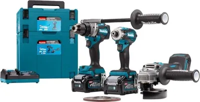 Obrázek produktu pro Kombinovaná Sada 40V Xgt Df001G+Td001G+Ga005G 2*4.0Ah Makpac - M Dk0125G301