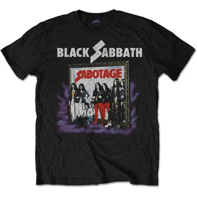 Produktbild von Black Sabbath Sabotage Vintage Black XL T-Shirt