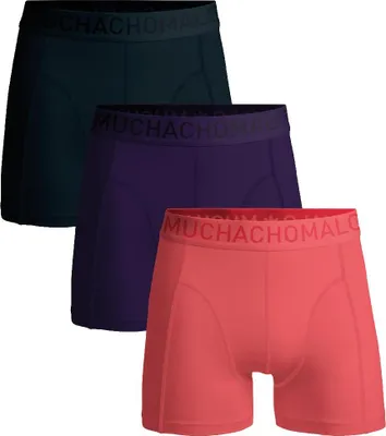 Produktbild von Muchachomalo Herren Boxershorts – 3er Pack – Microfaser & Stretch – Leichte Sport-Unterwäsche – Größe L - MICROFIB1010-30