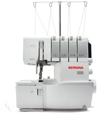 Overlock-Nähmaschine, 4-Faden, 16 Stiche, weiß