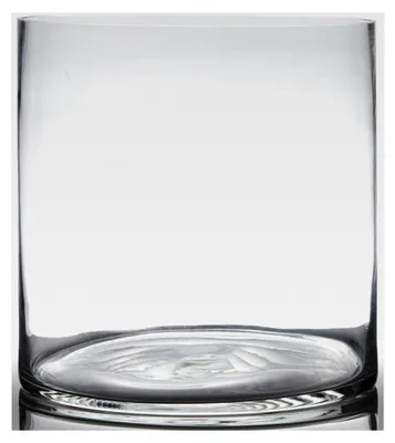 Produktbild von Dekoglas, Vase Zylinder Cold Cut H. 25cm D. 25cm transparent rund Glas