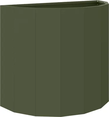 Immagine prodotto di vidaXL Fioriera verde oliva 60 x 30 x 50 cm Acciaio