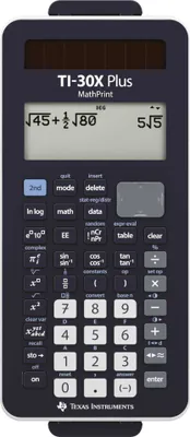 Produktbild von TEXAS INSTRUMENTS Schulrechner TI-30X Plus MathPrint