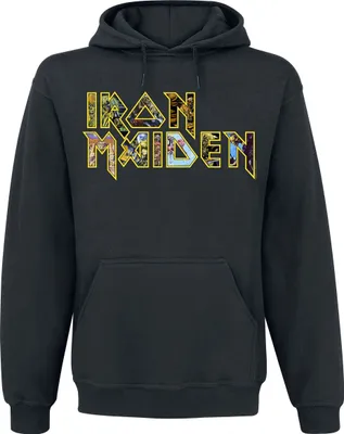 Produktbild von Iron Maiden Kapuzenpullover Herren Eddies Logo schwarz S