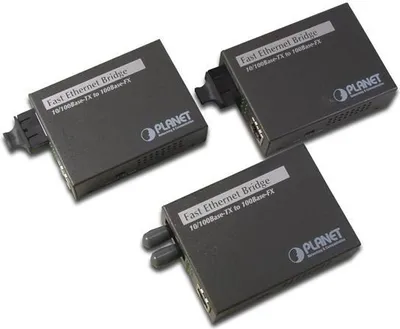 Produktbild von Planet FT802, 100 Mbit/s, 100Base-TX, 100Base-FX, IEEE 802.3,IEEE 802.3u,IEEE 802.3x, Schnelles Ethernet, 10,100 Mbit/s
