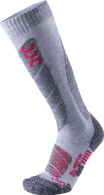 Produktbild von UYN All Mountain Skisocken Damen light grey melange/coral 39-40