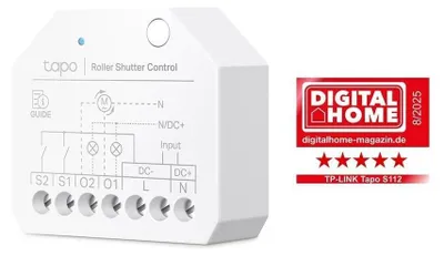Produktbild von Smartes Switch-Modul für Rollläden & Licht, 2-Kanal, Matter