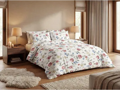 Obrázek produktu pro Povlečení z mikrovlákna AUREMA bílé 70x90 + 140x200