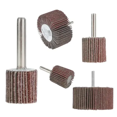 Produktbild von 30 x 30 x 6, P60 - Lamellenschleifer Schleifstift Profi Schleifmop Fächerschleifer 6mm