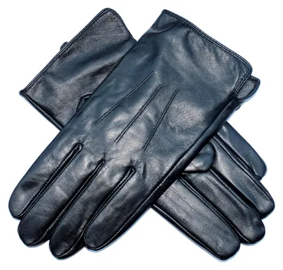 Produktbild von Herrenhandschuhe aus weichem Ziegennappaleder mit Kaschmirfutter in Schwarz