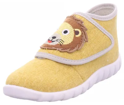 Produktbild von Fischer Markenschuhe löwe Hausschuh gelb in Gr. 26