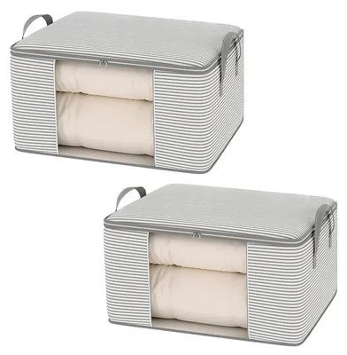 Productafbeelding van Opbergdozen voor Kleding en Dekens - 2 Stuks