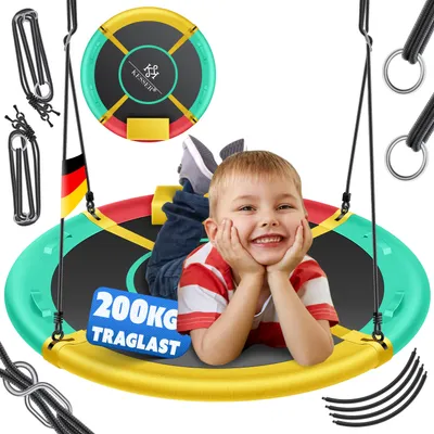 Produktbild von KESSER® Nestschaukel Tellerschaukel Hängeschaukel Rundschaukel