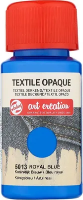 Produktbild von Talens Art Creation | Textilfarbe Deckend 50 ml Königsblau