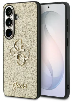 Obrázok produktu pre Guess - Fixed Glitter Big 4G Metal Logo puzdro pre Samsung Galaxy S26 - zlaté