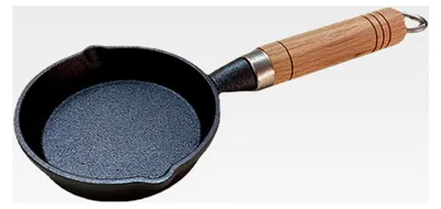 Produktbild von Kleine Gusseisen-Bratpfanne für Eier und Pfannkuchen, 10 cm