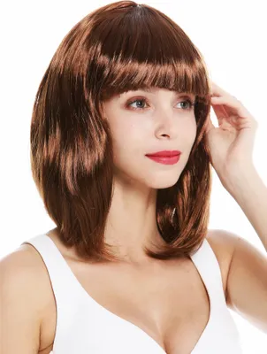 Produktbild von WIG ME UP Perücke Longbob glatt Pony Goldbraun 0073-3-ZA6A