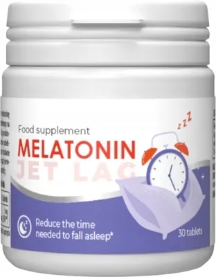 Zdjęcie produktu dla Melatonina Jet Lag, 30 tabletek