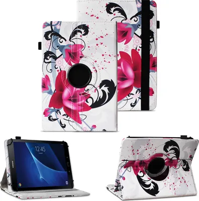 Produktbild von Tablet Hülle für Samsung Galaxy Tab A6 10.1 2016 360° Drehbar Case Cover SchutzFarben:Motiv 5