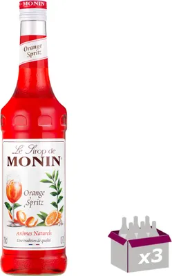 Image de Lot de 3 Sirop Monin - Orange spritz - 70cL