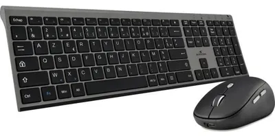 Imagen del producto de Kit de teclado y ratón, paquete inalámbrico Grapheme, color