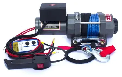 Immagine prodotto di Avvolgitori elettrici per cavi - Avvolgitori da 12V per veicoli ATV - Capacità di traino: 2000 kg - Cavo in nylon - Telecomando wireless - Giunto girevole - Adatti per ATV, UTV e rimorchi