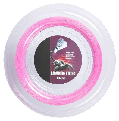 Obrázok produktu pre 0,72 mm, 200 m, nite do badmintonovej rakety, nylonová struna do tréningovej rakety BX 650, ružová