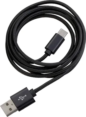 Produktbild von Peter Jäckel 18412, 3 m, USB A, USB C, Schwarz
