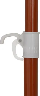 Obrázok produktu pre vidaXL Slnečník s oceľovou tyčou 240 cm pieskovo biely