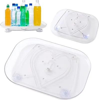 Produktbild von Drehplatte, 39 cm lang, aus ABS, für Kräuterorganizer, Küchenorganizer