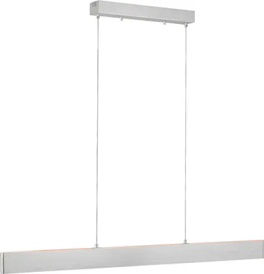 Produktbild von JUST LIGHT LED Pendellampe LOLAsmart-NILA Steuerbar über APP, Fernbedienung  RGB+tunable white aluminium Wohnbereich, z.B. Wohnzimmer, Schlafzimmer, Esszimmer
