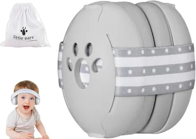 Productafbeelding van Baby oorbeschermer voor baby's en peuters tot 3 jaar - CE & UKCA gecertificeerd - Ruisonderdrukking oorbeschermers