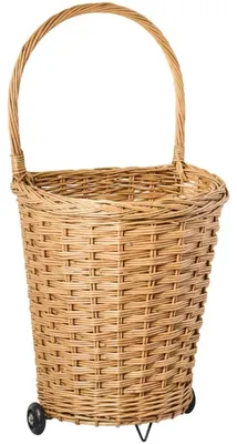 Produktbild von Ib Laursen Trolleykorb auf Rädern (32x44x88cm)
