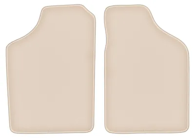 Immagine prodotto di Tappetini anteriori in velluto PREMIUM beige compatibili con Volkswagen Polo II (1981-1992, coupé, hatchback, berlina) – con fissaggi – su misura
