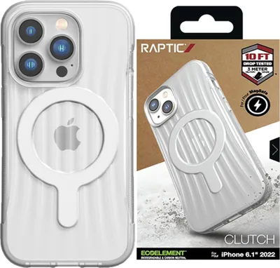 Immagine prodotto di Raptic X-Doria Frizione Costruito Caso Caso Iphone 14 Pro Max Con Magsafe Cover Zaino Trasparente