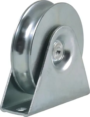 Produktbild von 100-mm-Scheibe mit Rundnut und 20,5-mm-Nut in fester Halterung