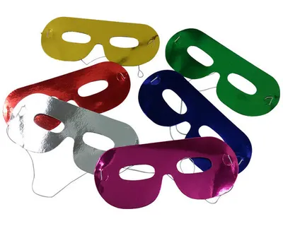 Produktbild von 60x Masken für Karneval Fasnacht Maskenball Kindergeburtstag