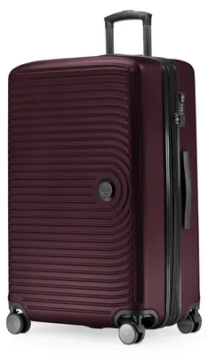 Produktbild von HAUPTSTADTKOFFER Mitte - Großer Koffer mit 4 Doppel-Rollen XL Reisekoffer mit Erweiterung,  stabiler Trolley Hartschalenkoffer TSA,  130 L,Burgund