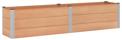 Immagine prodotto di Letto rialzato da giardino Marrone 250 x 50 x 54 cm