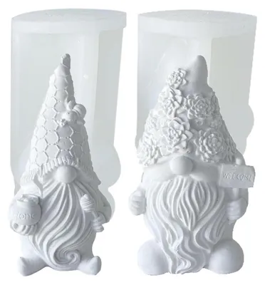 Obrázok produktu pre 3D silikónová forma Vianočný trpaslík DIY epoxidová živica fondánová forma na čokoládu