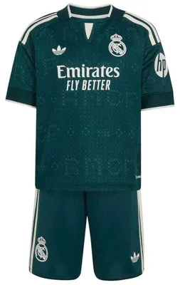 Produktbild von Sportset Adidas Real Madrid 26/27 Away Mini Kit "Aurora Ivy" für Kinder