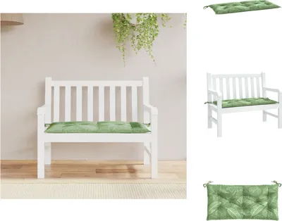 Image de vidaXL Coussin pour banc de jardin 100x50x7 cm tissu Oxford - coussin d'assise