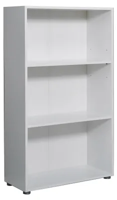 Immagine prodotto di Libreria 3 Ripiani 70x29,8x119 cm in Truciolare Nobilitato Bianca