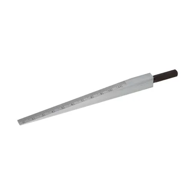 Produktbild von Messkeil 0,5-11mm aus Stahl mattverchromt 0,1mm