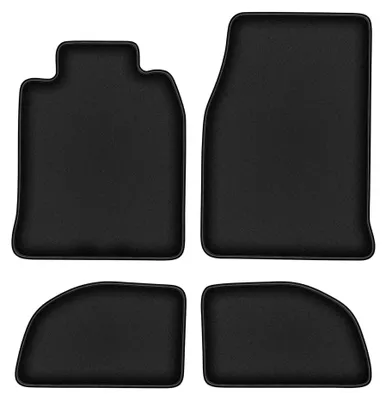 Immagine prodotto di Tappetini in moquette per Porsche 924 1976-1988 (coupé) – set 4 pezzi, neri, su misura – Wielganizator DURBAN