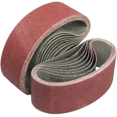 Produktbild von Schleifbänder aus Aluminiumoxid, 75 x 457 mm - Set mit 15 Stück