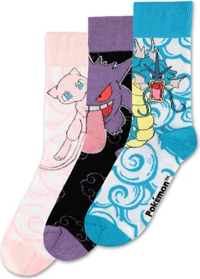 Produktbild von Pokémon Socken 3er-Pack Crew 39-42