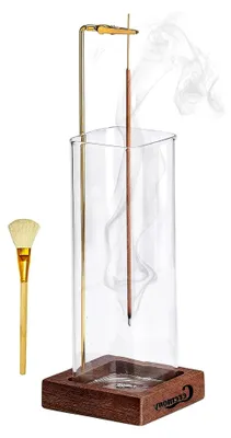Produktbild von Räucherstäbchenhalter mit Abnehmbarem Aschefänger aus Glas